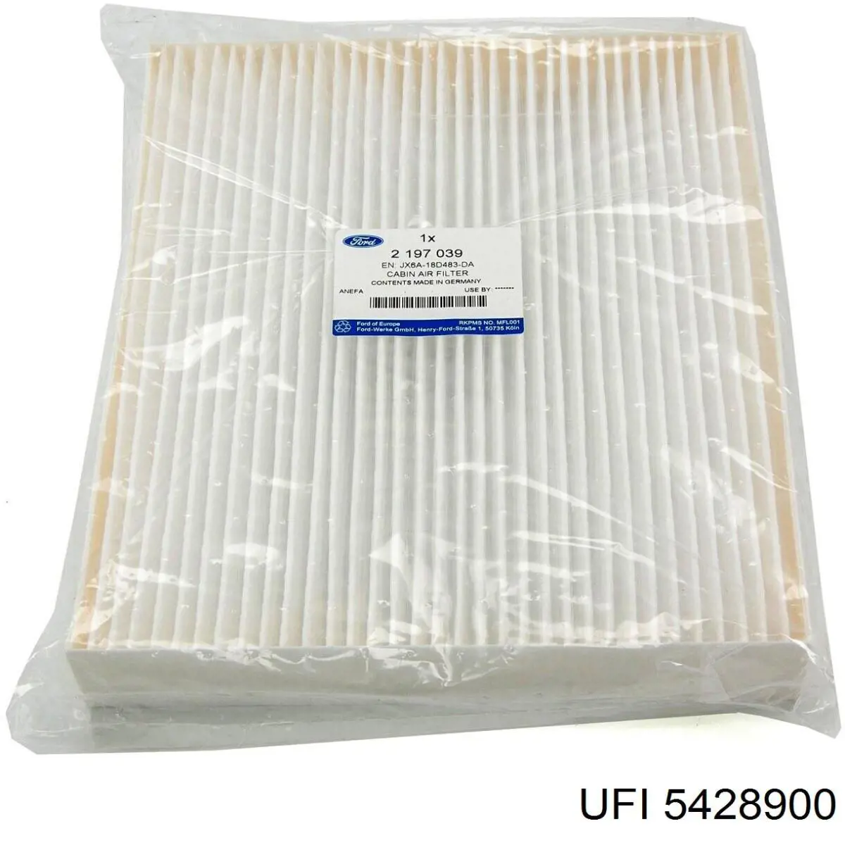 5428900 UFI Filtro antipolen