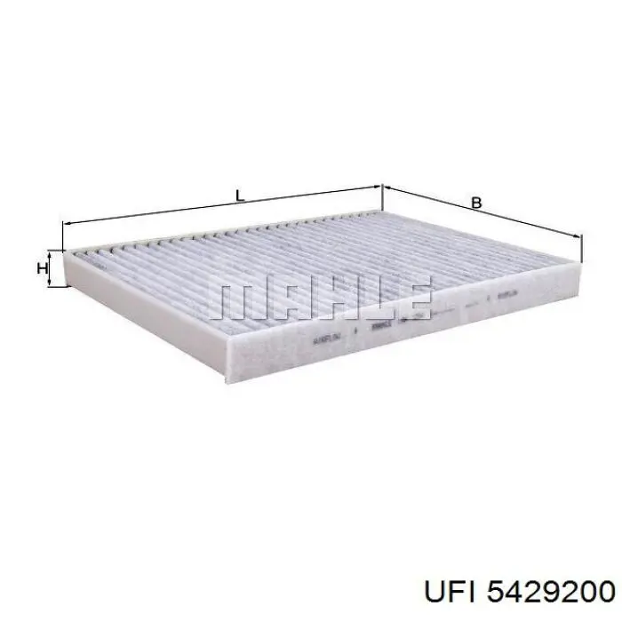 5429200 UFI Filtro antipolen