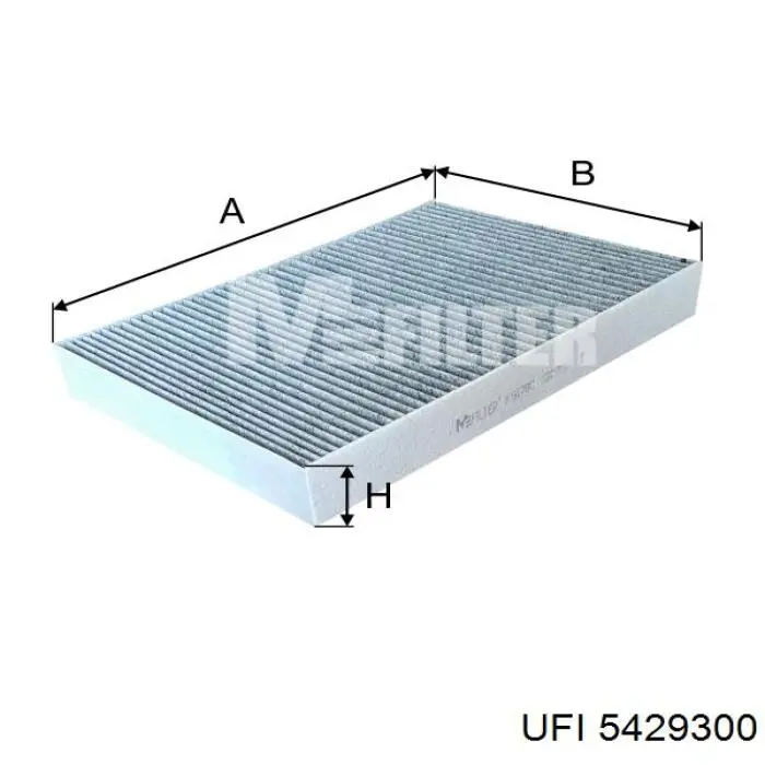 Filtro de cabina UFI 5429300 precio, desde 21,06 EUR