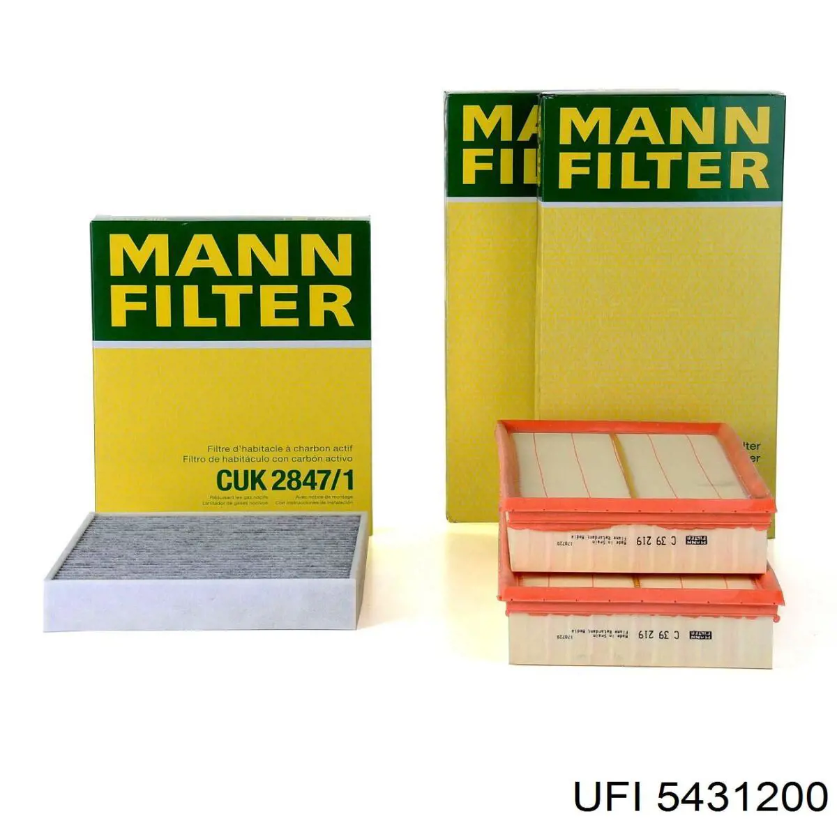 Filtro de habitáculo 5431200 UFI