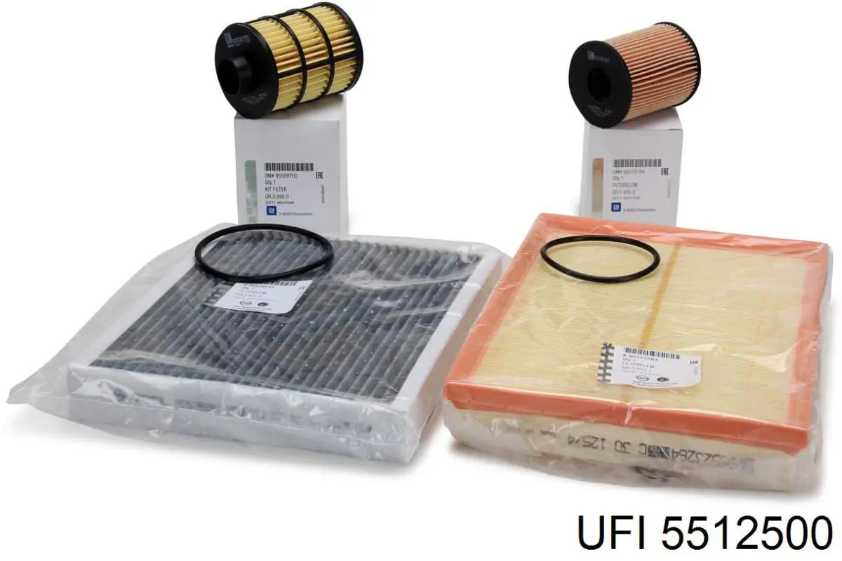 5512500 UFI Caja del filtro de combustible