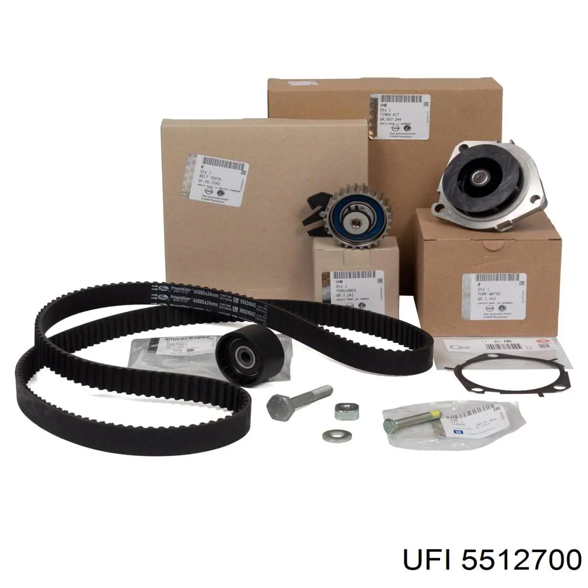 5512700 UFI Caja del filtro de combustible