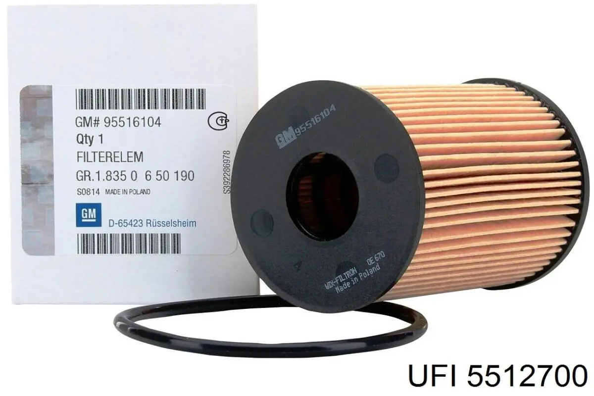 Caja filtros de combustible UFI 5512700