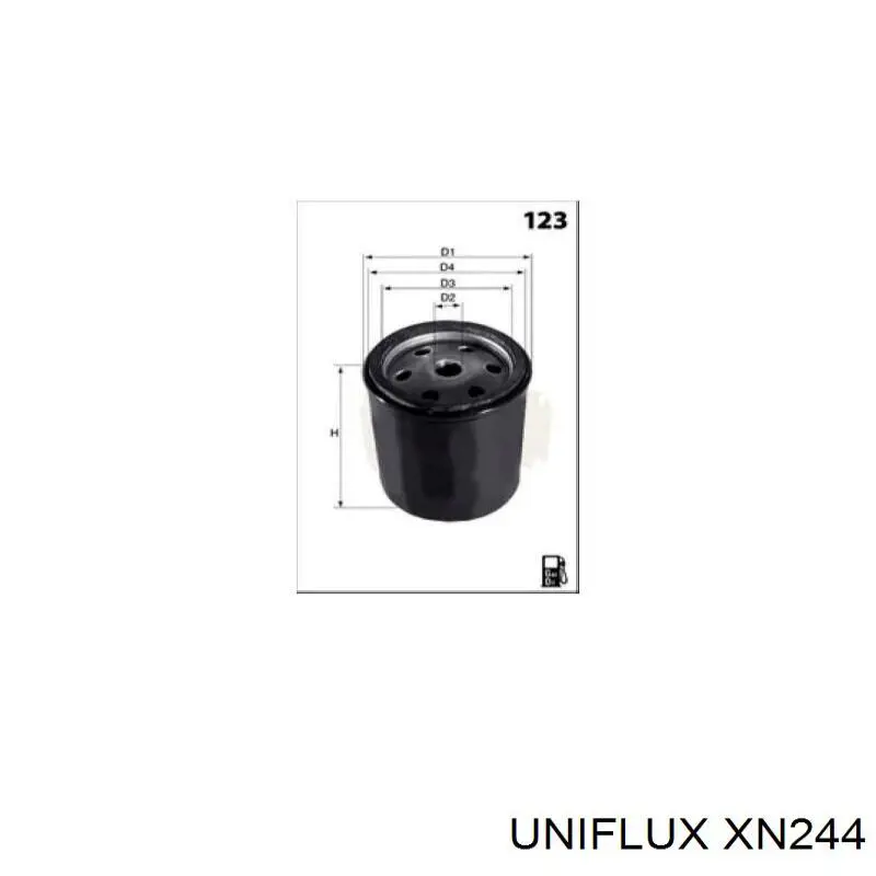 XN244 Uniflux filtro combustible