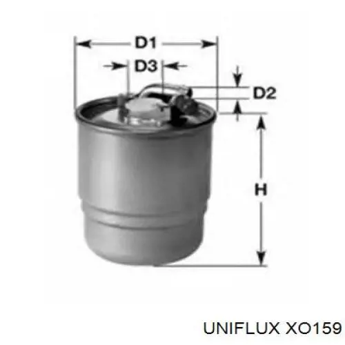 Filtro de aceite Nissan Sunny 3 N14