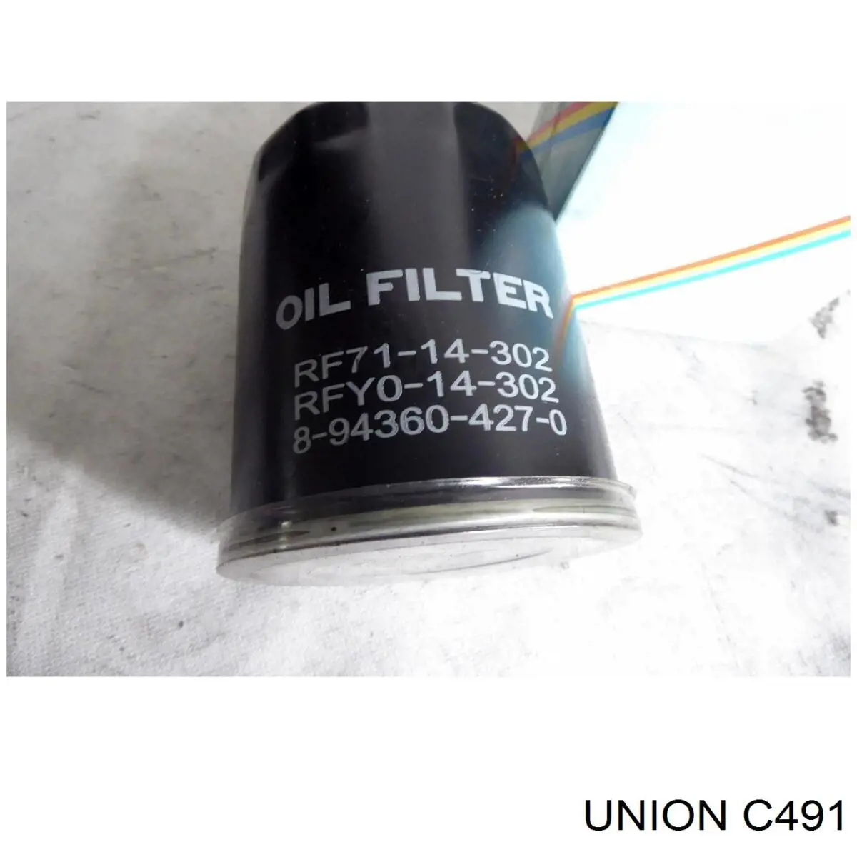 C491 Union filtro de aceite