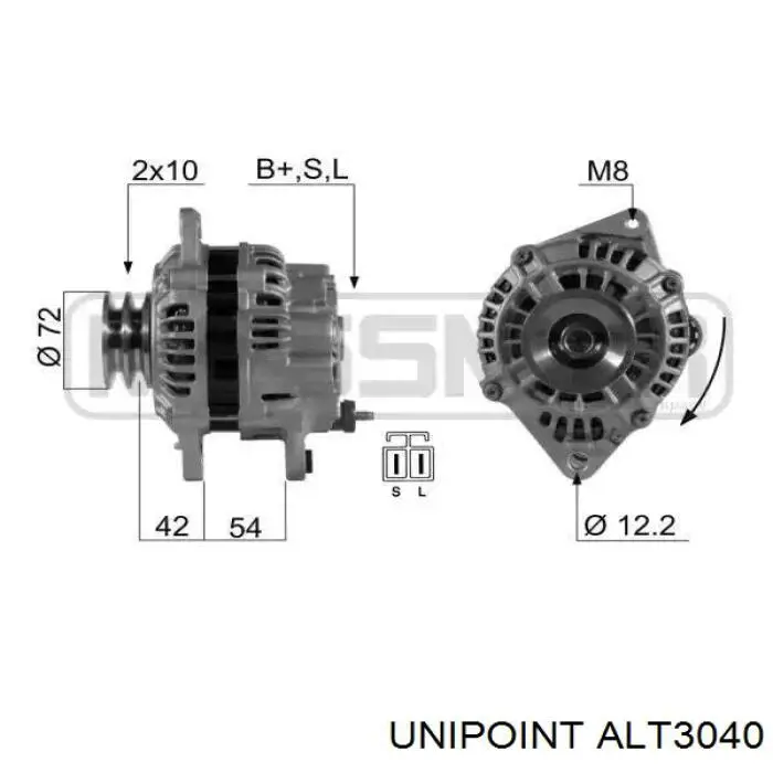 ALT3040 Unipoint alternador