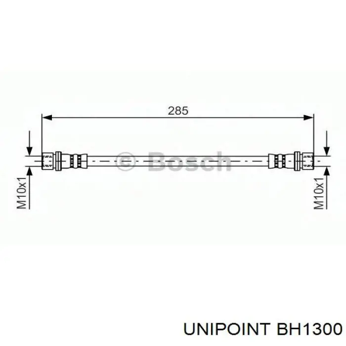 BH1300 Unipoint soporte, escobillas de carbón, alternador