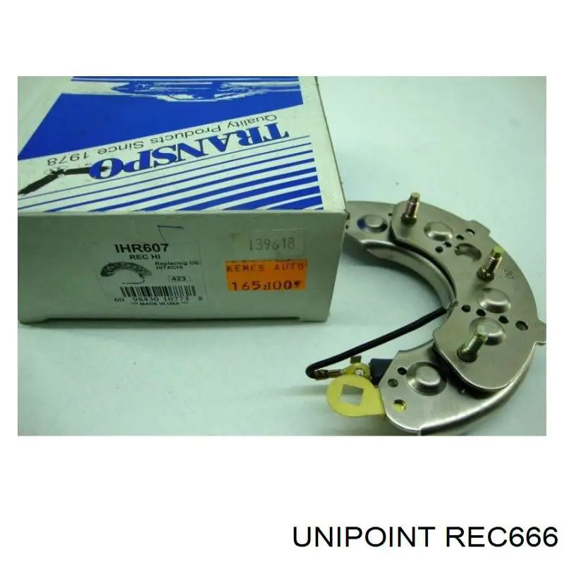 REC666 Unipoint alternador diodo puente rectificador