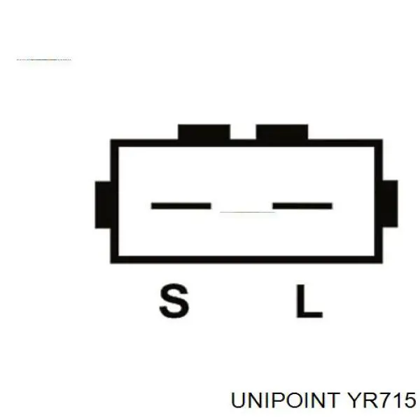 YR715 Unipoint regulador de rele del generador (rele de carga)