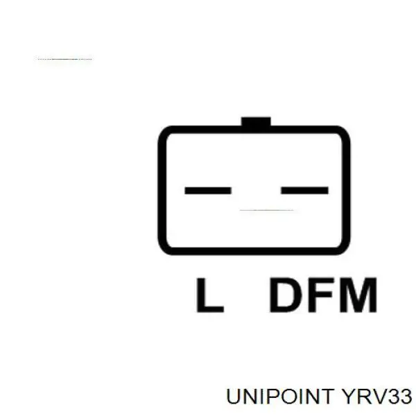 YRV33 Unipoint regulador del alternador