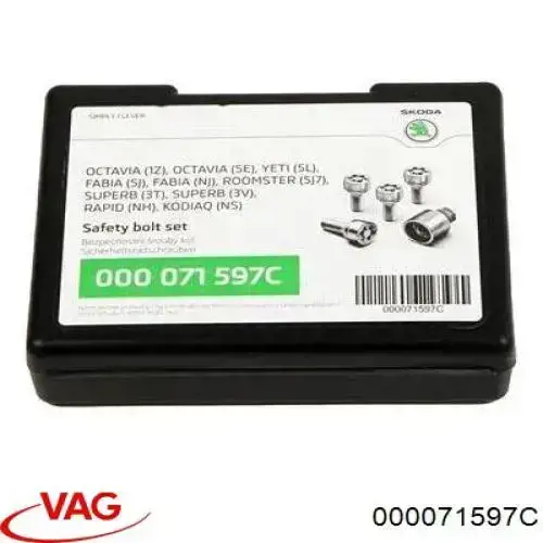 Comprar 000071597C VAG Tuerca de neumático