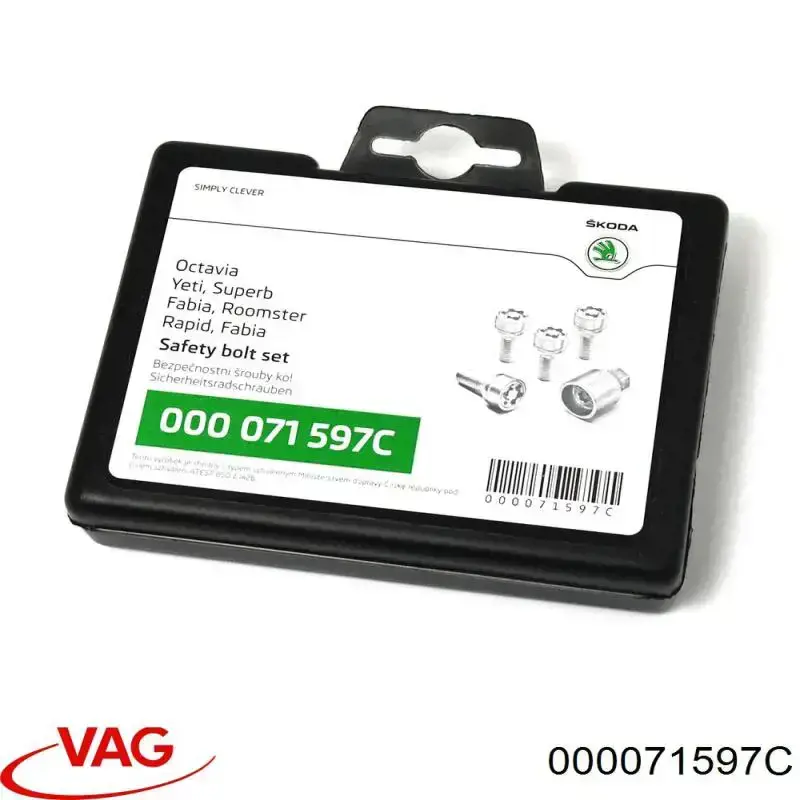 Tuercas de rueda 000071597C VAG