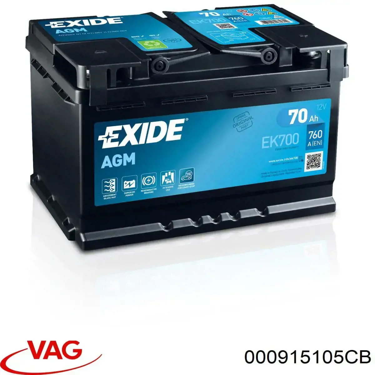 Batería de arranque VAG 000915105CB precio, desde 162,05 EUR