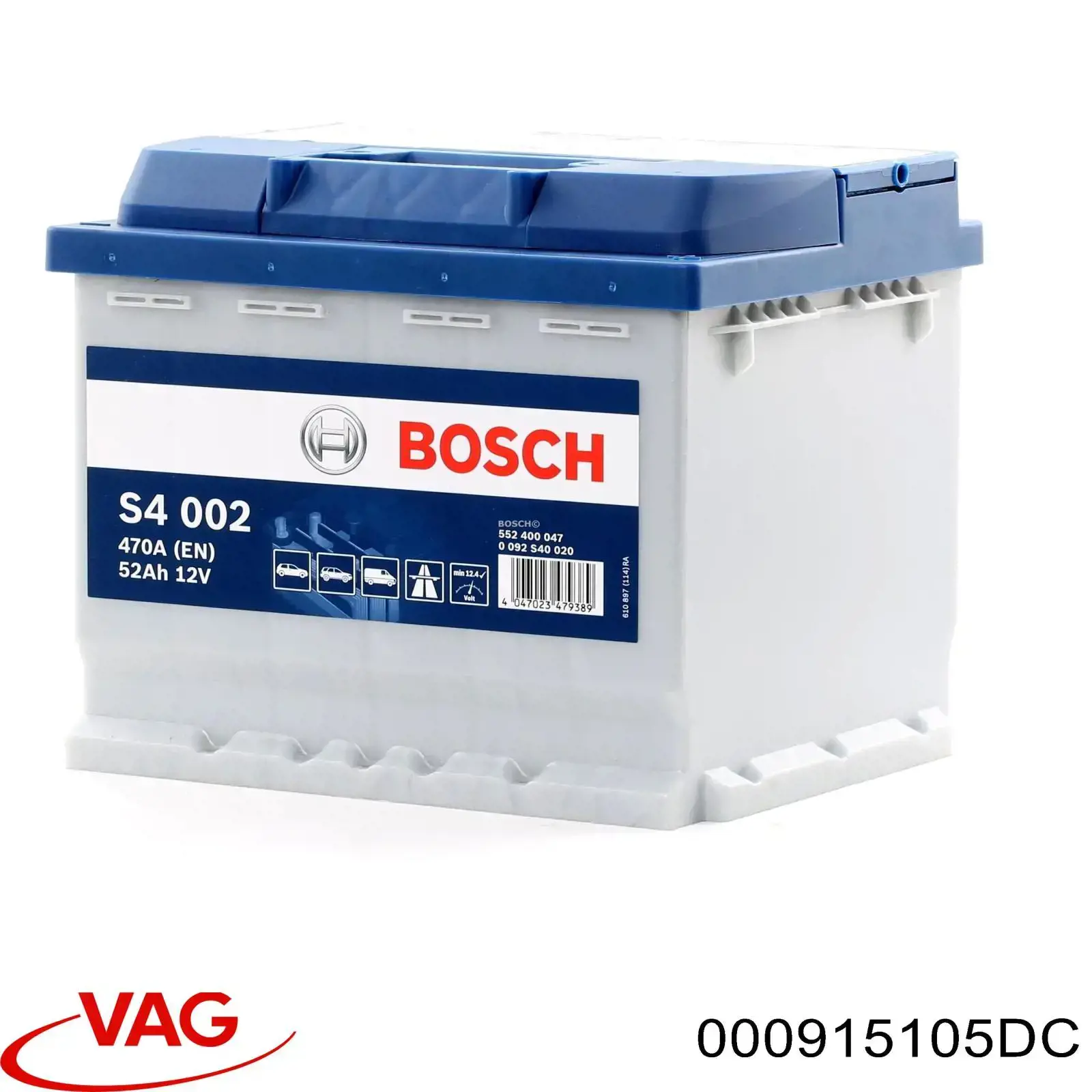 Batería de Arranque VAG (000915105DC)