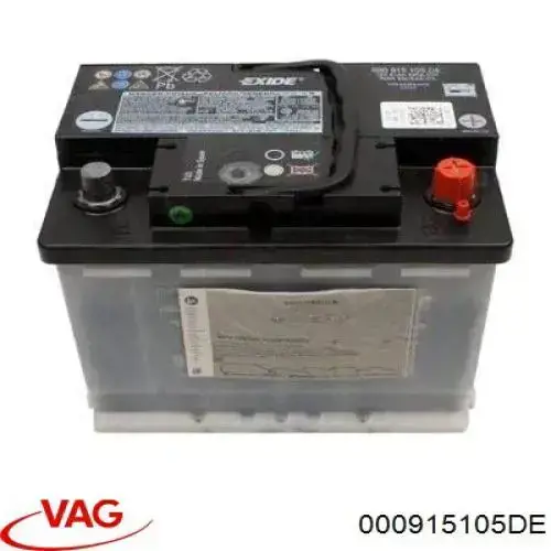 Batería de Arranque VAG 61 ah 12 v (000915105DE)