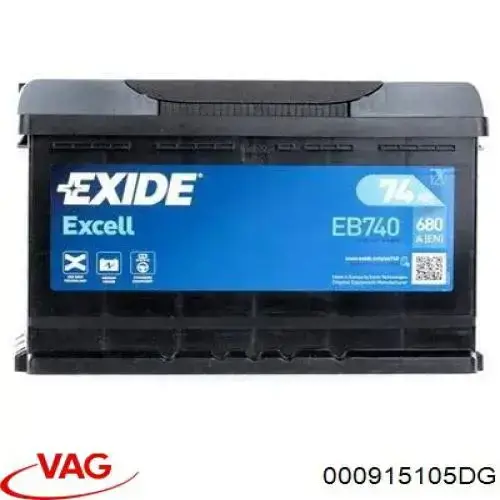 Batería VAG 000915105DG