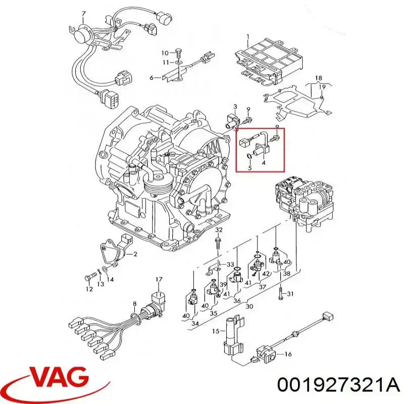Comprar 001927321A VAG Sensor de velocidad de rueda