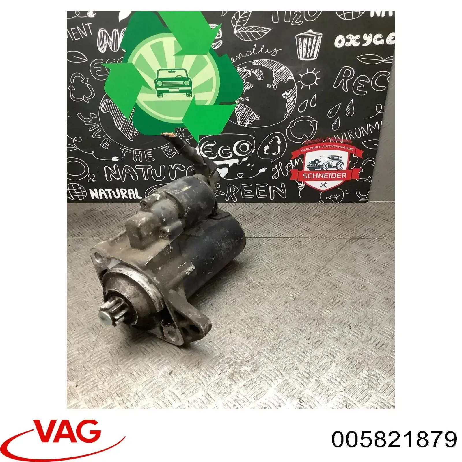 Motor de arranque 005821879 VAG
