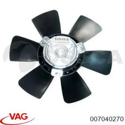 007040270 VAG ventilador (rodete +motor refrigeración del motor con electromotor completo)