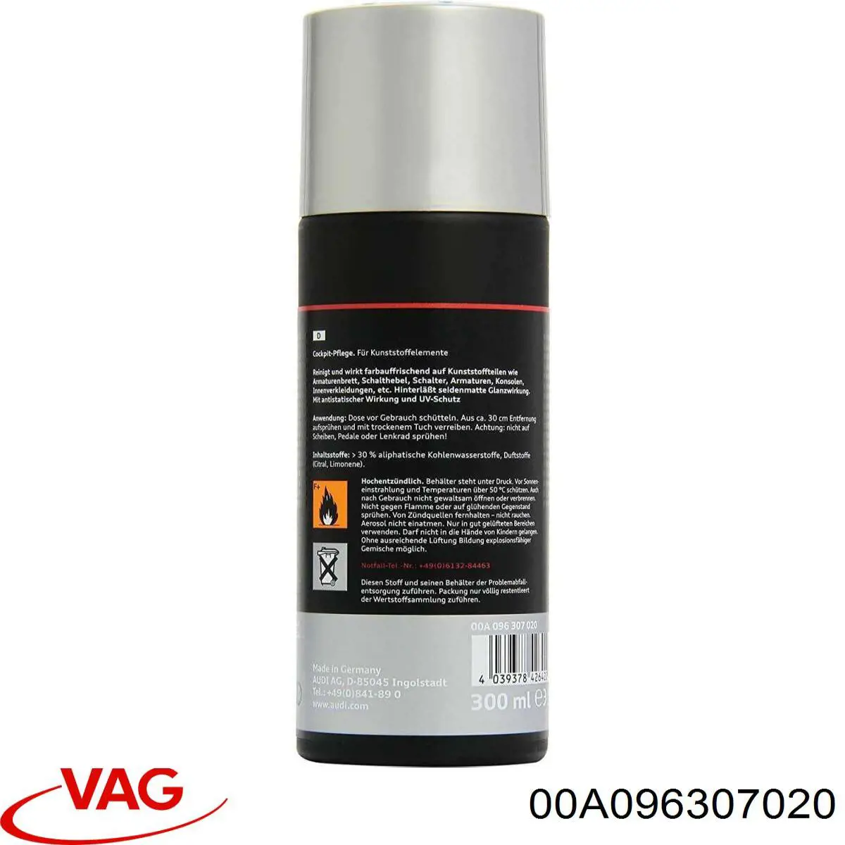 00A096307020 VAG Limpiador pulidor de salpicadero