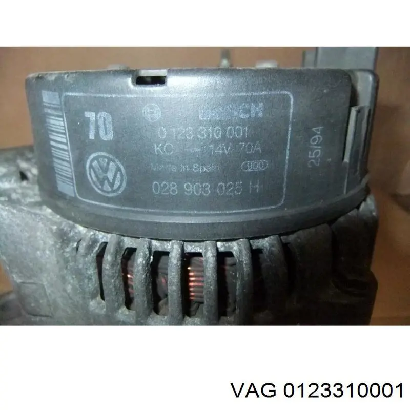 Alternador del motor VAG 0123310001 precio, desde 107,39 EUR