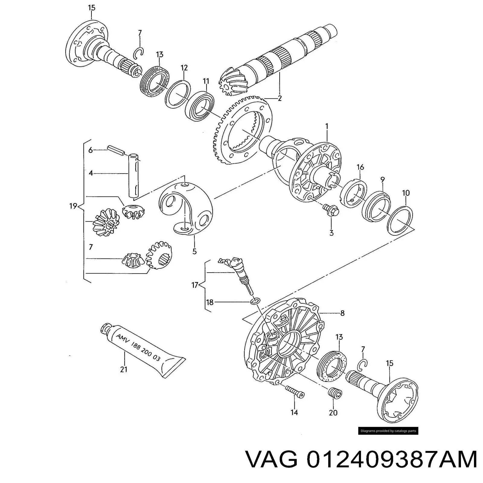  VAG 012409387AM precio, desde 6,72 EUR