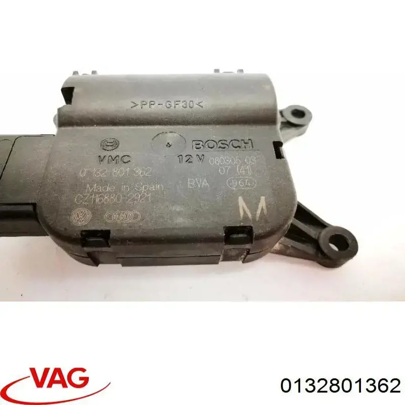 Actuador de compuerta de la calefacción 0132801362 VAG