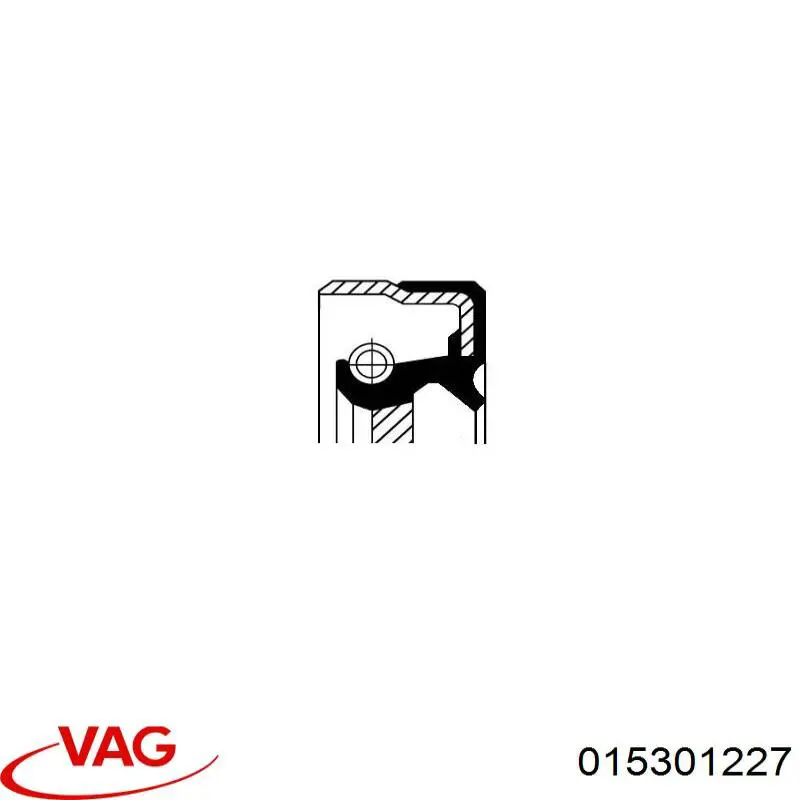 015301227 VAG anillo reten caja de transmision (salida eje secundario)