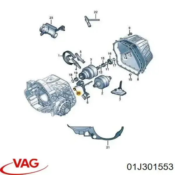  VAG 01J301553 precio, desde 14,66 EUR