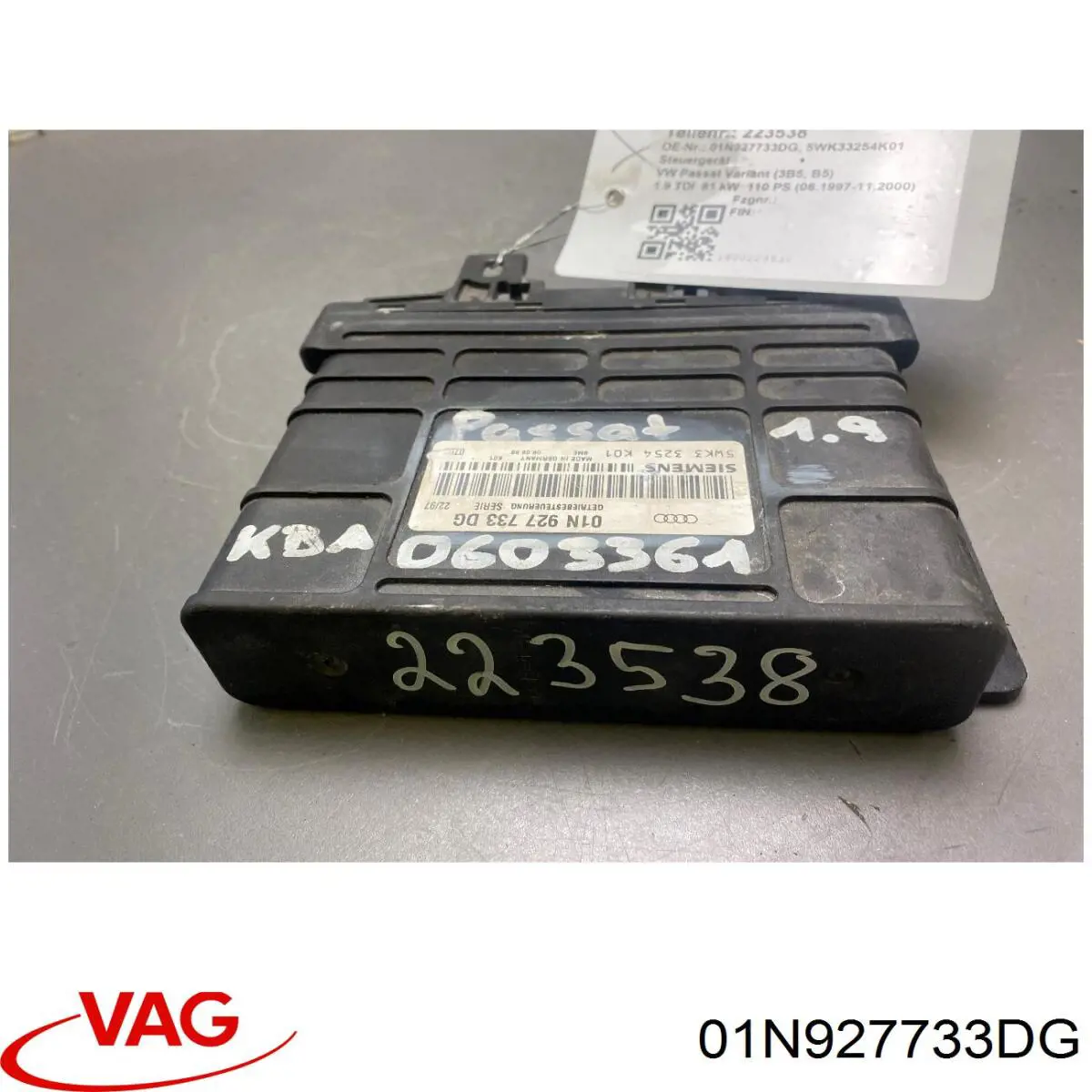 01N927733EJ VAG 