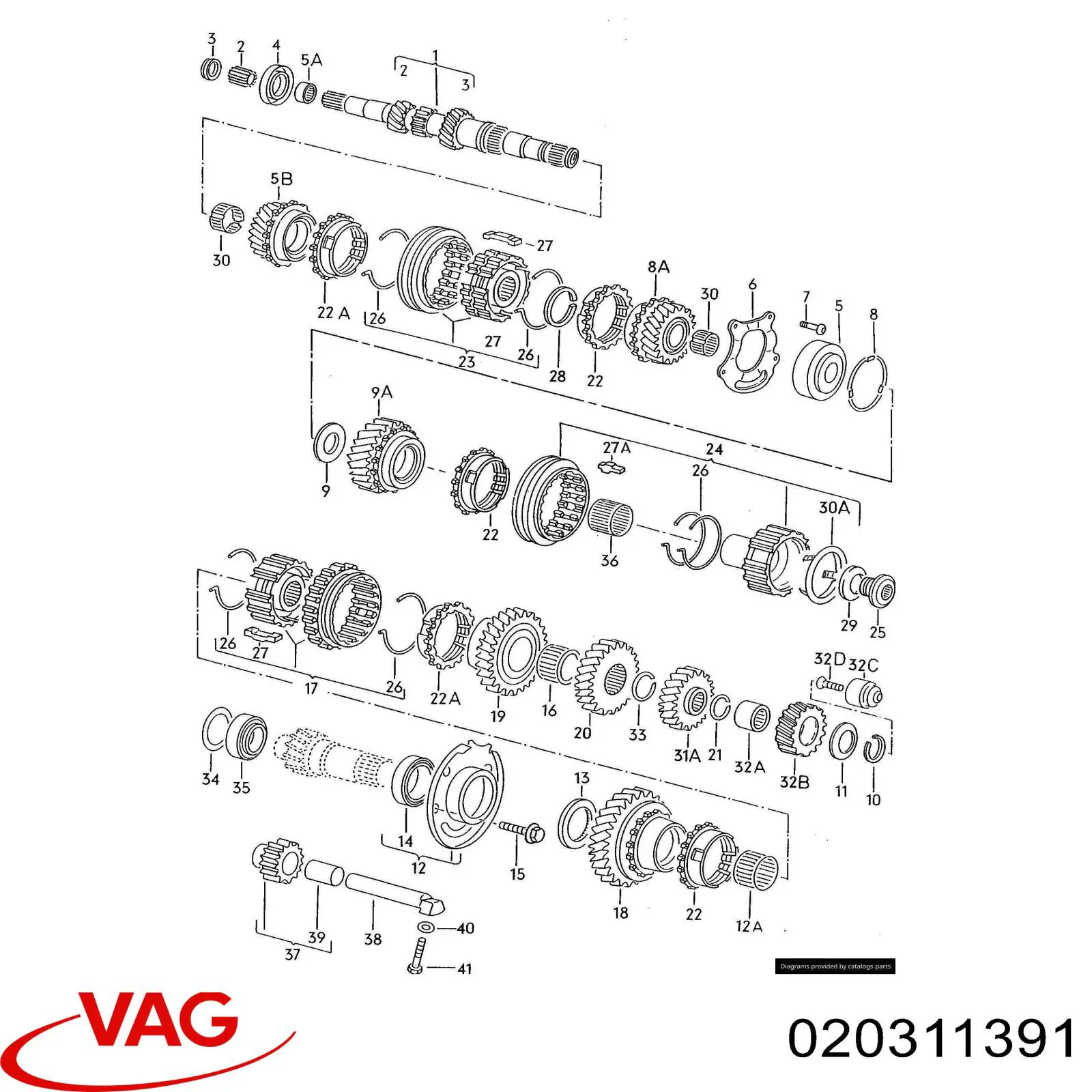  VAG 020311391 precio, desde 8,92 EUR