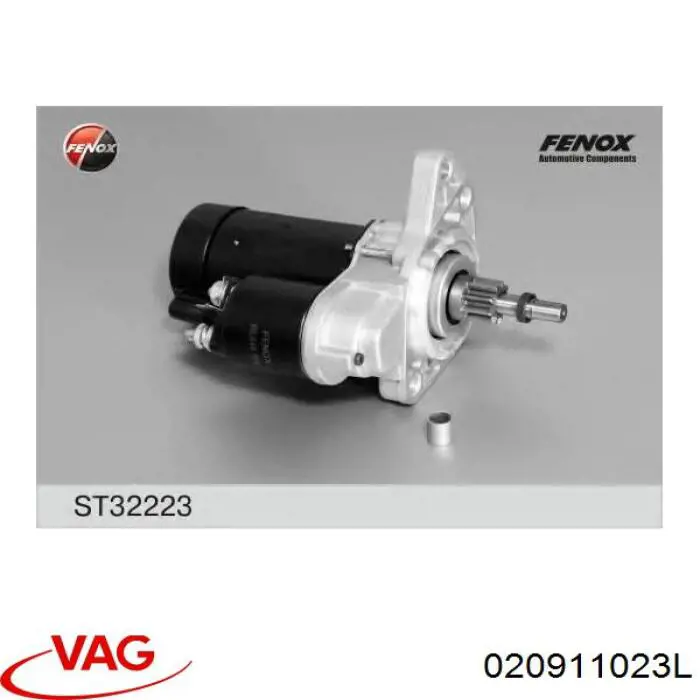 Motor de arranque 020911023L VAG