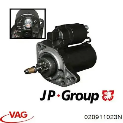 Burro de arranque  VAG 020911023N precio, desde 97,59 EUR