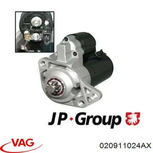 Motor de arranque 020911024AX VAG