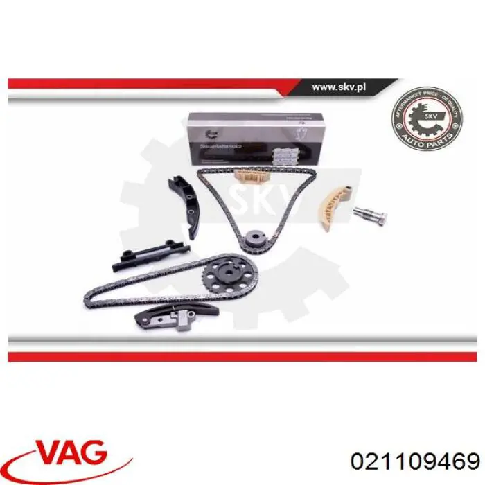 Tensor inferior de la cadena de distribución VAG 021109469