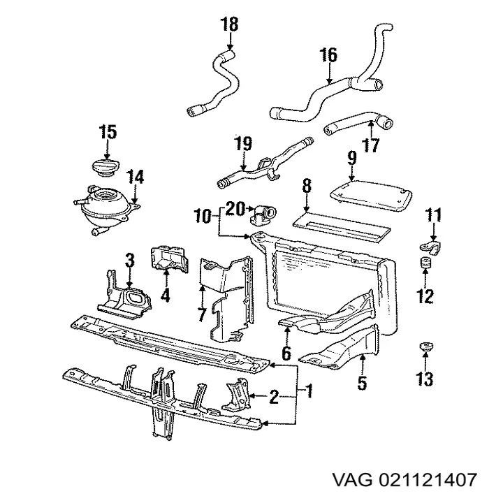 Botella expansion VAG 021121407 precio, desde  