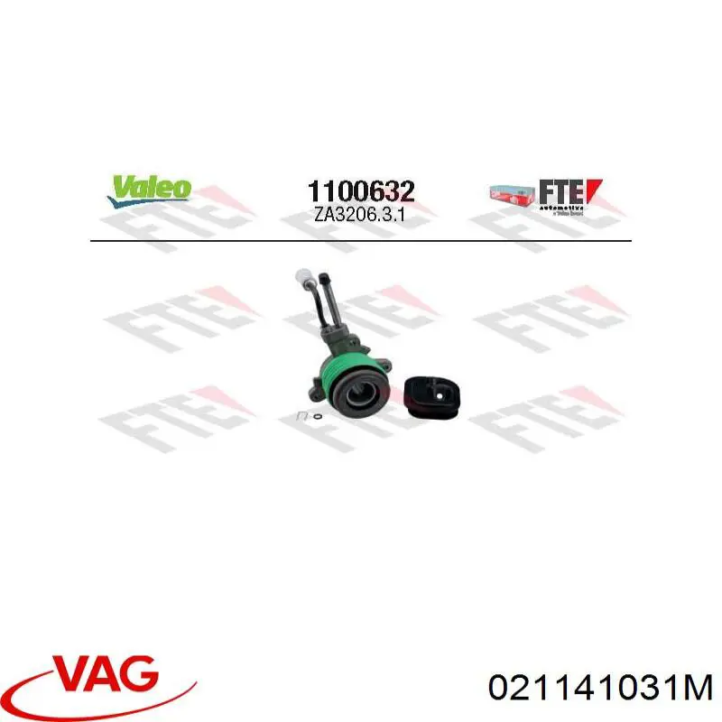 Embrague de disco VAG 021141031RX