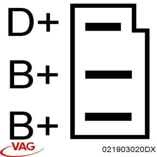 021903020DX VAG alternador