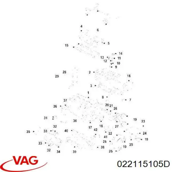 022115105D VAG Bomba de aceite