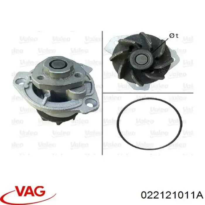 Comprar 022121011A VAG Bomba de agua para motor