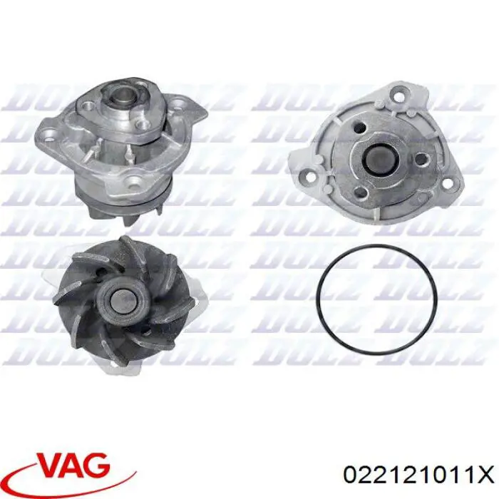 Comprar 022121011X VAG Bomba de agua para motor