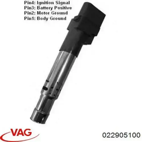 Bobina de encendido VAG 022905100J
