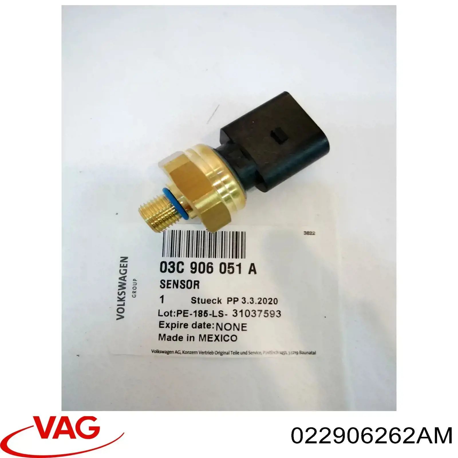 022906262AM VAG sensor, temperatura del refrigerante (encendido el ventilador del radiador)
