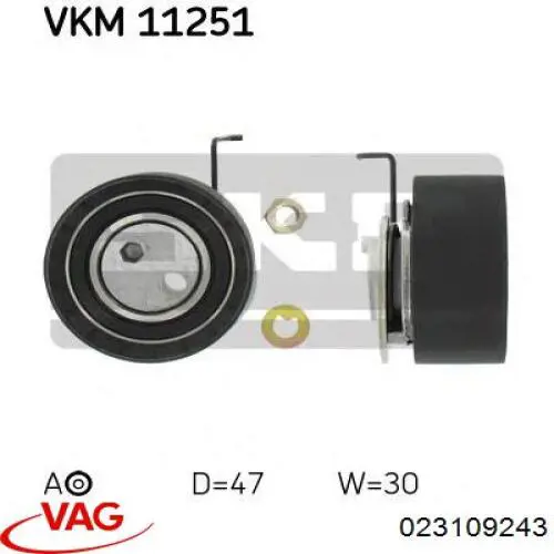Rodillo tensor cadena VAG 023109243