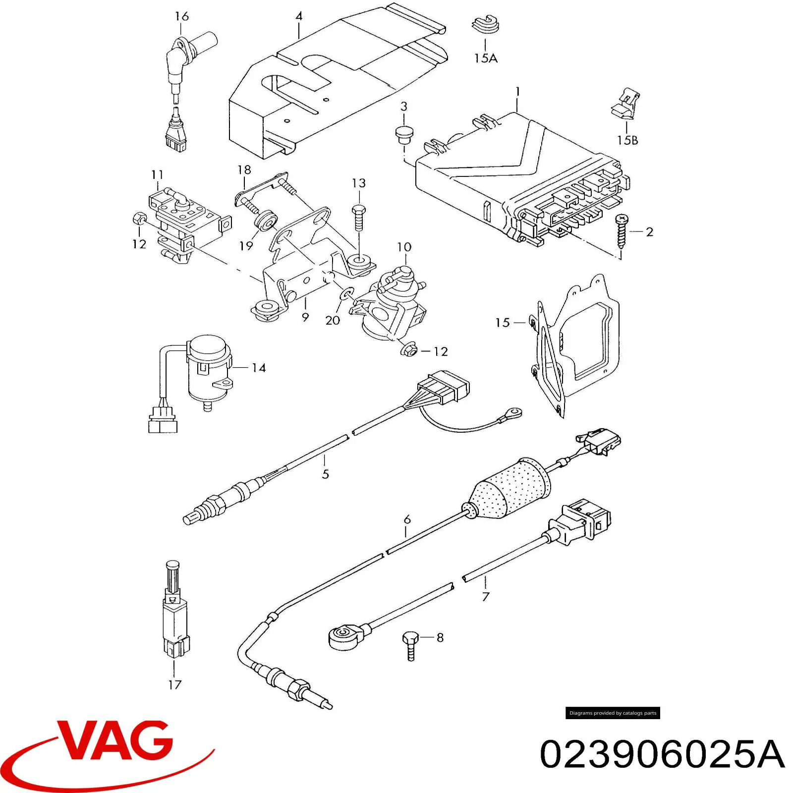 Unidad de control del motor  VAG 023906025A precio, desde 1512,93 EUR