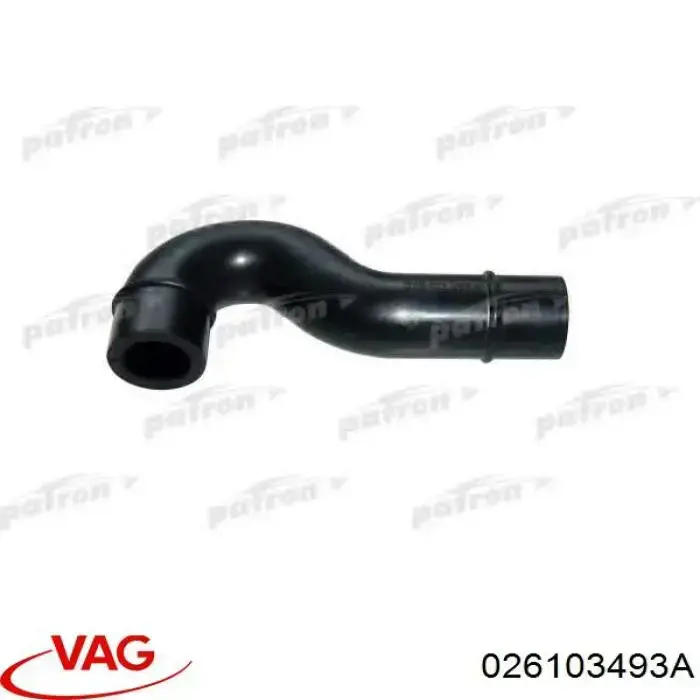 026103493A VAG tubo de ventilacion del carter (separador de aceite)