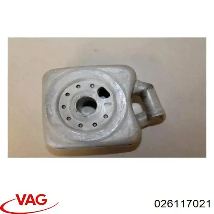 026117021 VAG Radiador de aceite debajo del filtro