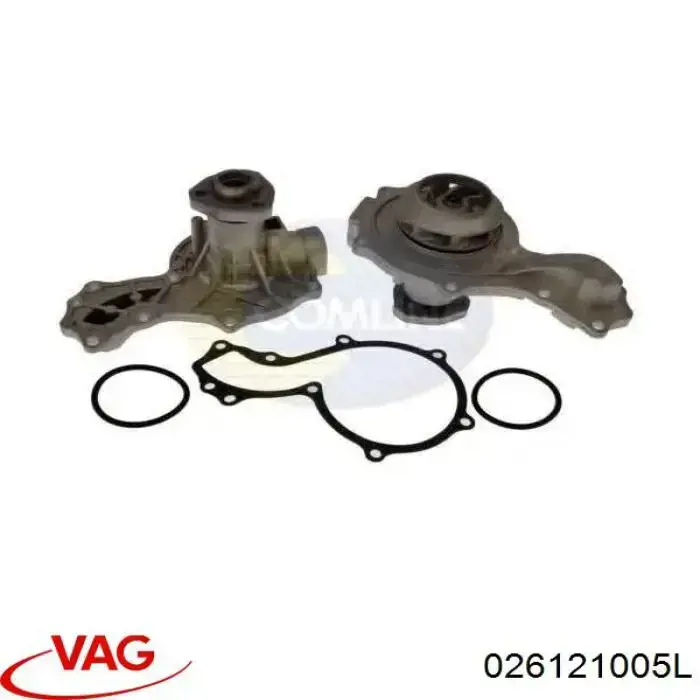 Bomba de agua de refrigeración con carcasa 026121005L VAG