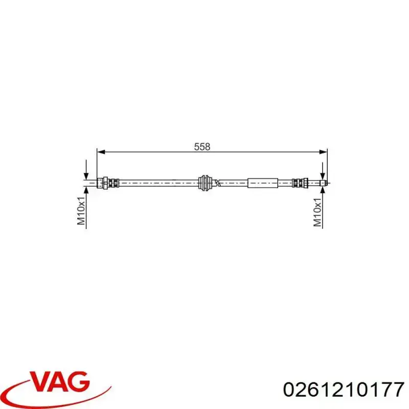 0261210177 VAG sensor de posición del cigüeñal